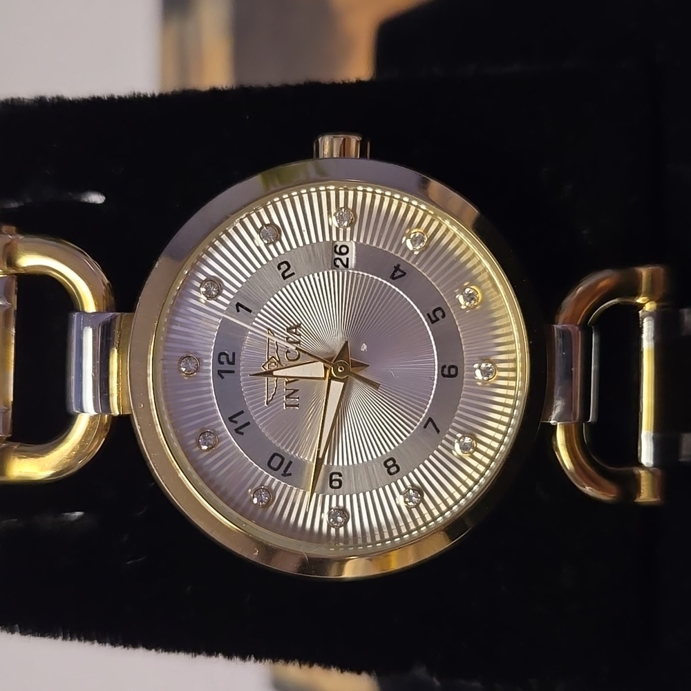 Invicta Angel Lady NWOT Model 18800 Women's Two-Tone Gold and Silver Watch
